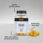 Kreatino guminukai 3000 mg – 60 guminukų, persikų skonio