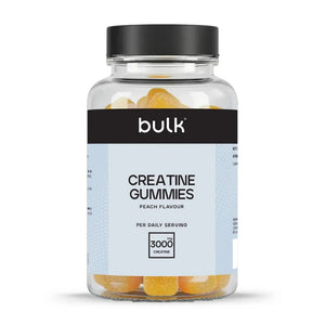 Kreatino guminukai 3000 mg, 60 guminukų, persikų skonio